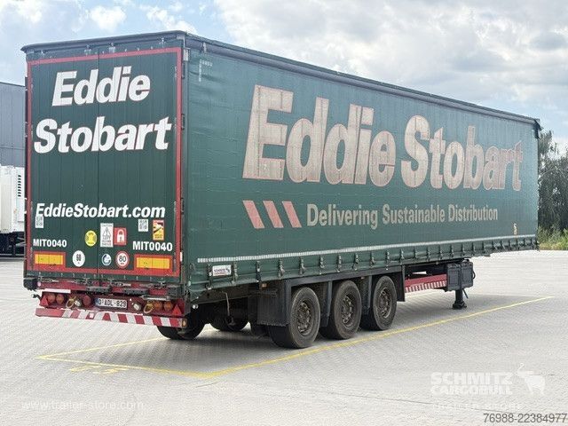 Åben sættevogn med presenning Schmitz Cargobull Curtainsider Mega