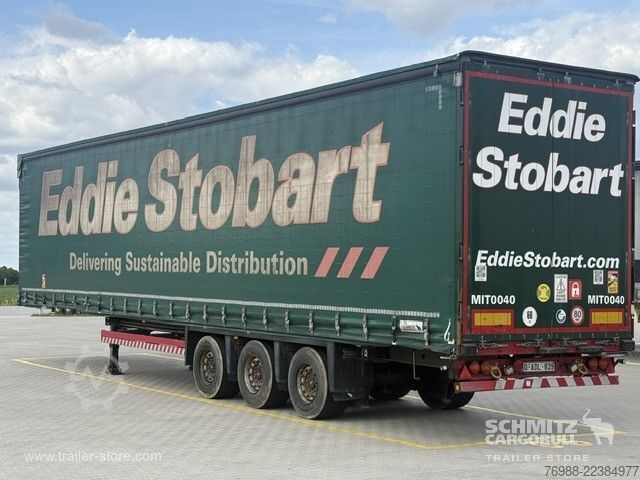 Åben sættevogn med presenning Schmitz Cargobull Curtainsider Mega