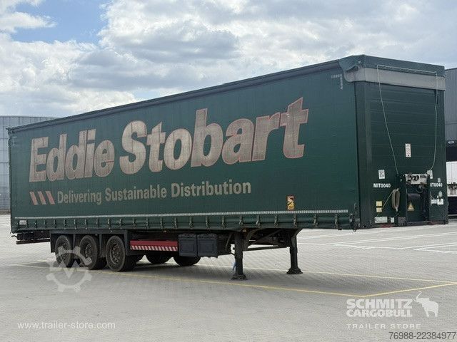 Åben sættevogn med presenning Schmitz Cargobull Curtainsider Mega