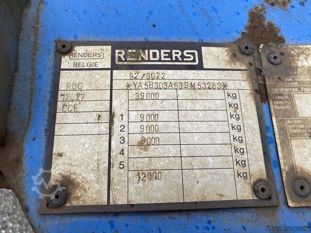 Container transport Renders ROC 12.27 CC 20-30-40-45 FT / Discbrakes