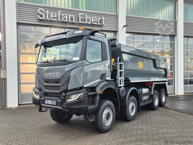 Tipper Iveco AD410T46W 8x8 Hinterkipper Hydr. Klappe