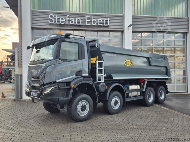 Tipper Iveco AD410T46W 8x8 Hinterkipper Hydr. Klappe