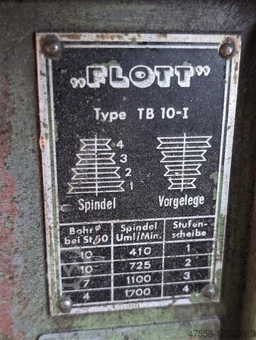 Bankboor FLOTT TB 10-I