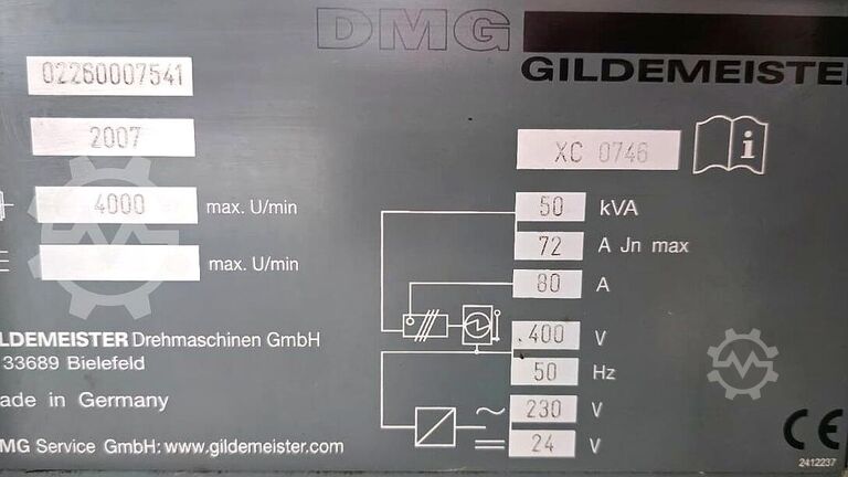 CNC dreje- og fræsecenter GILDEMEISTER CTX 420