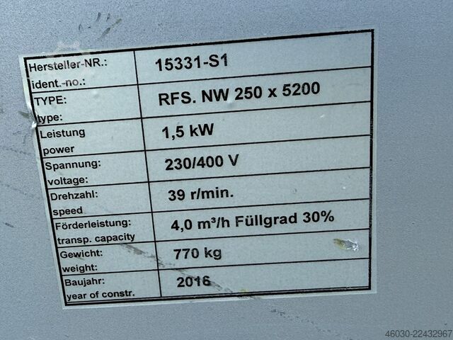 Briketpresse med transportsnegl WEIMA C 150