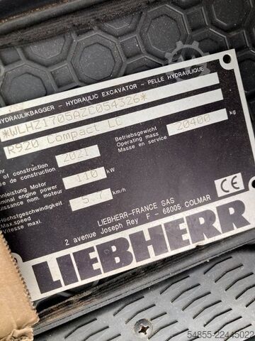 Escavatore cingolato LIEBHERR R920
