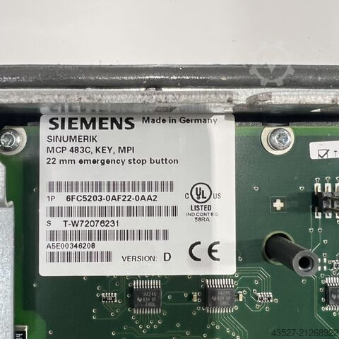 Elektronika / PLC vezérlés SIEMENS 6FC5203-0AF22-0AA2