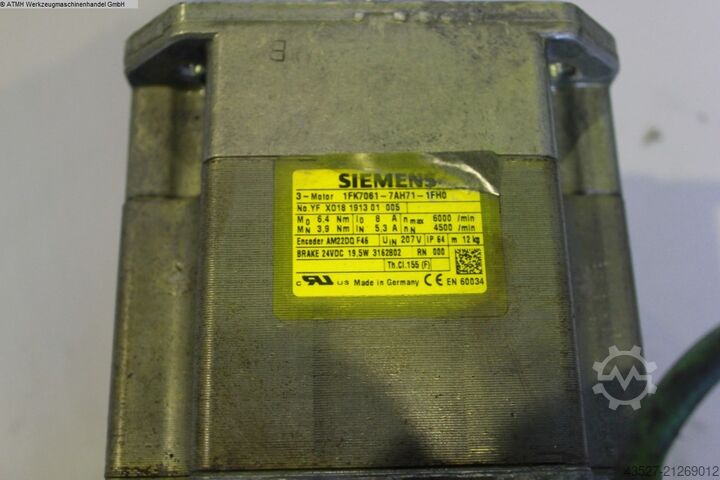 Moteur SIEMENS 1FK7061-7AH71-1FH0