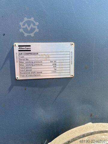 Csavarkompresszor Atlas Copco GA180VSD