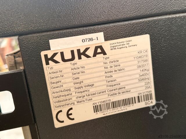 βιομηχανικό ρομπότ KUKA KR 210 R2700 prime F