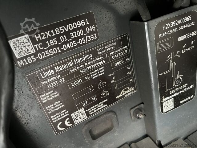 LPG Forklifts Linde H25T-02