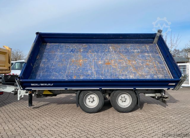 Three-way tipper trailer MÜLLER-MITTELTAL KA-TA-R 13.5/ geteilte Klappe/ NL9.8t/ neuwertig