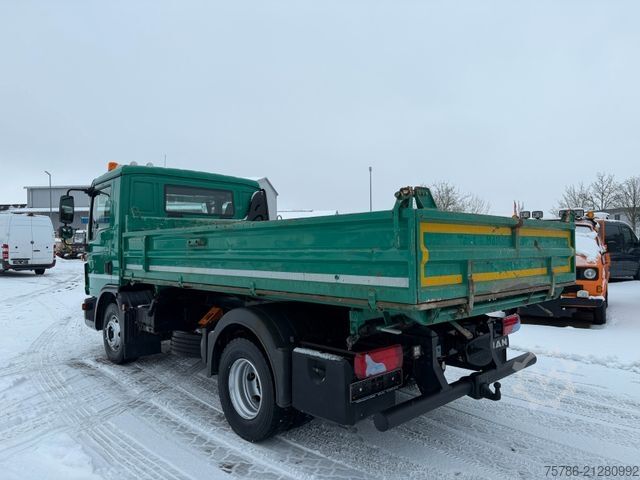 Tipper truck MAN TGL 12.250 BB/ Meiller/ AC/ 2xAHK/ Diff-Sprerre