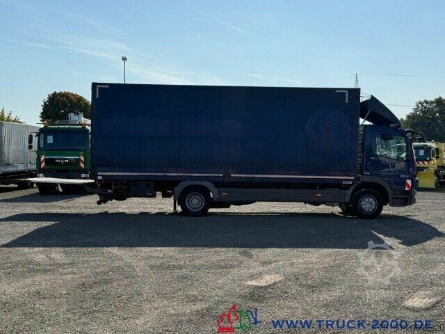 Tenteli düz yataklı kamyon Mercedes-Benz Atego 1224 Plane Spriegel LBW BÄR 1,5t + AHK