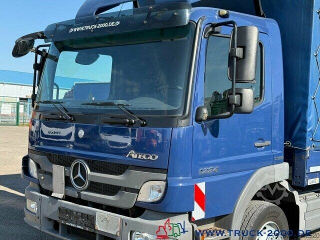 Ladbil med presenning Mercedes-Benz Atego 1224 Plane Spriegel LBW BÄR 1,5t + AHK
