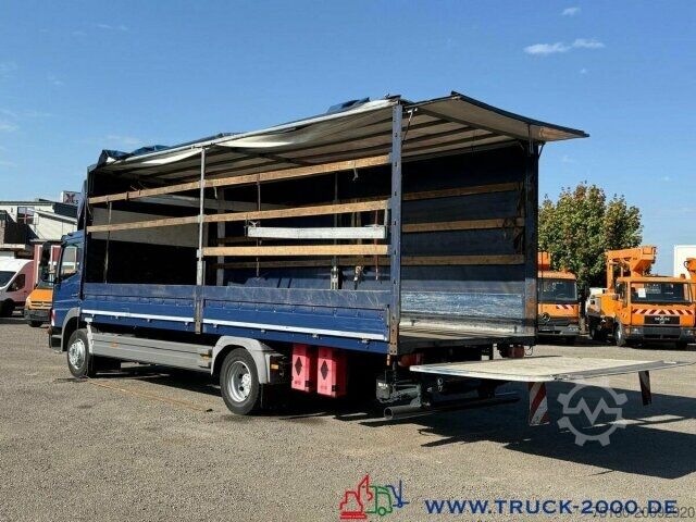 Ladbil med presenning Mercedes-Benz Atego 1224 Plane Spriegel LBW BÄR 1,5t + AHK