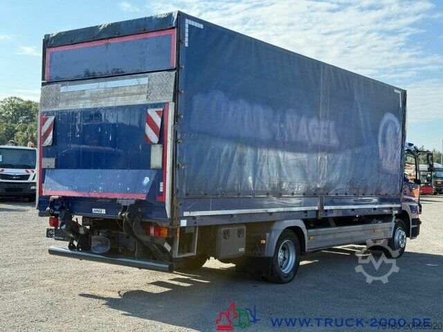Tenteli düz yataklı kamyon Mercedes-Benz Atego 1224 Plane Spriegel LBW BÄR 1,5t + AHK