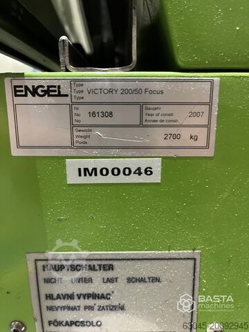 Engel VICTORY 200/50 Fokus (2007) Engel VICTORY 200/50 Focus CC200 controll