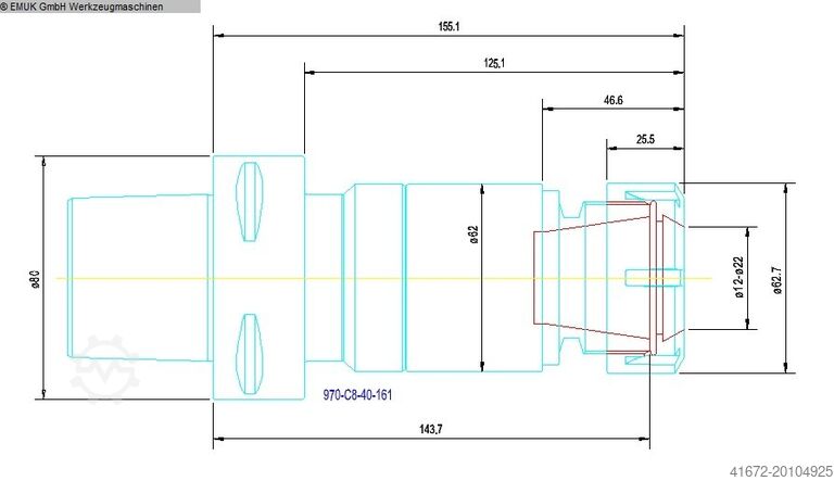 Gereedschapshouder SANDVIK COROMANT CoroChuck 970