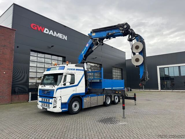 Camión grúa Volvo FM 420 6x2 Trekker/Bakwagen HMF 4720 + Flyjib ,...