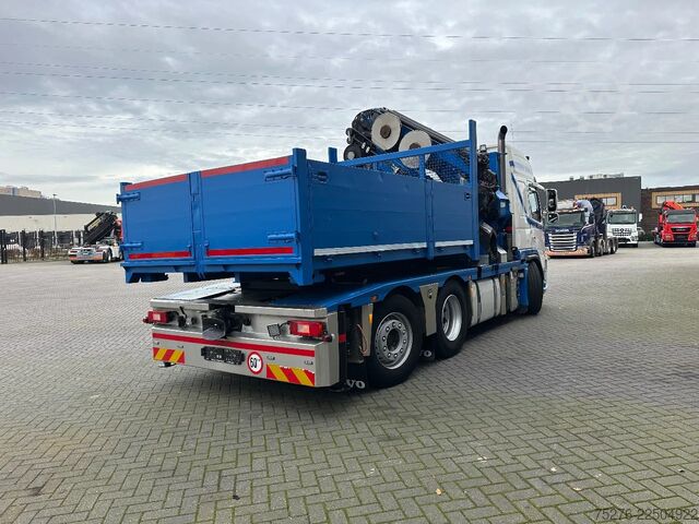 Camión grúa Volvo FM 420 6x2 Trekker/Bakwagen HMF 4720 + Flyjib ,...
