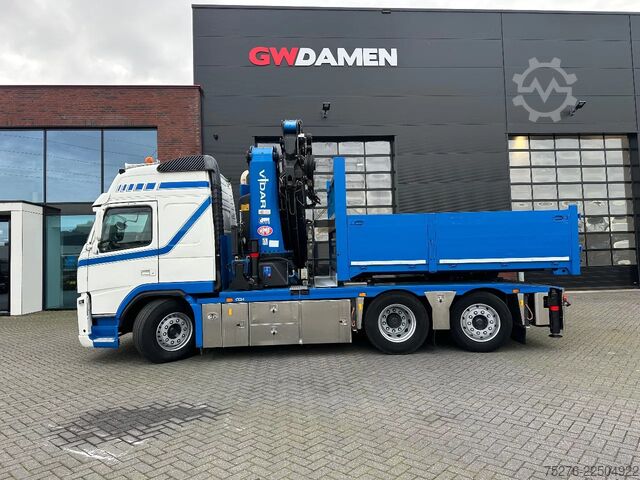 Camión grúa Volvo FM 420 6x2 Trekker/Bakwagen HMF 4720 + Flyjib ,...