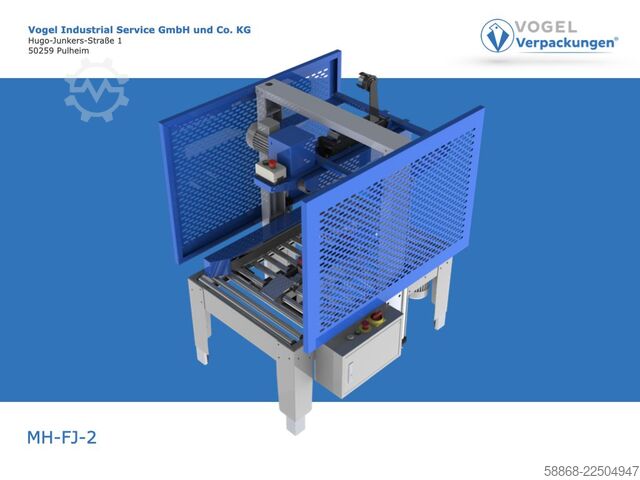 Kartonforseglingsmaskine Kartonverschließer für versch. Größen MH-FJ-2 automatische Kartonanpassung