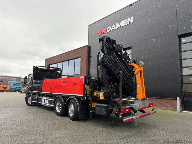 Kranbil Scania P370 XT 6x2 HMF 3220-K6+Fly jib FJ600-K3 Euro 6D