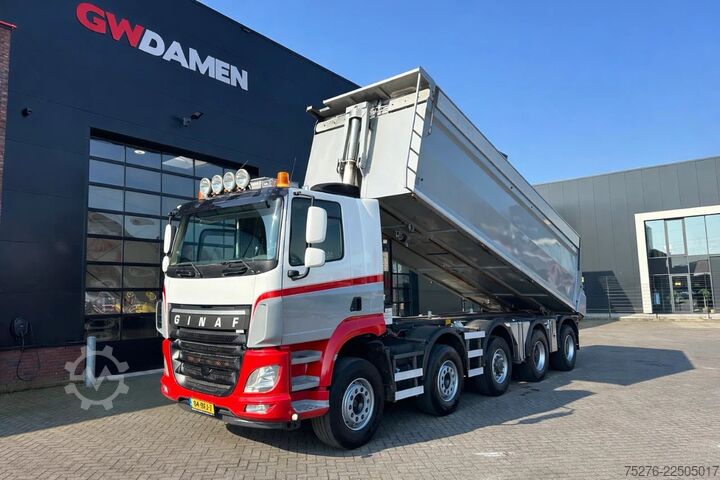 Skraldevogn Ginaf X6 5250 CSE 10x4 Hyva kipper 28 m3 Euro 6