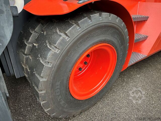 Nehéz targonca - dízel Linde H 120 D-02 - TRIPLEX 7,5 m