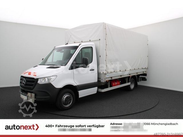 Curtain sider van MERCEDES-BENZ Sprinter 519 V6 MAXI *LBW+WERKSTATT+AHK* (1021)