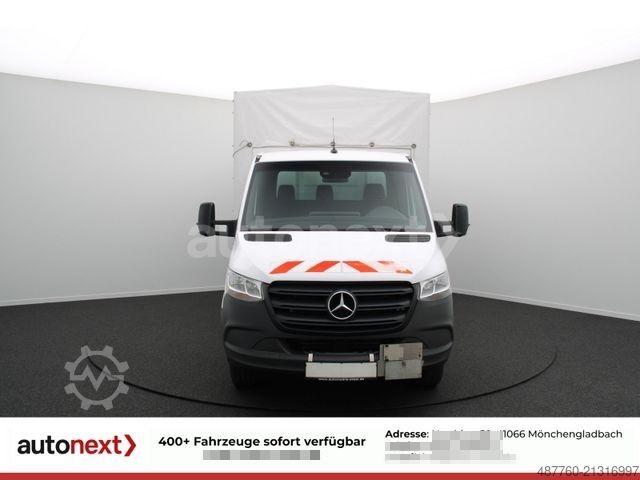 Curtain sider van MERCEDES-BENZ Sprinter 519 V6 MAXI *LBW+WERKSTATT+AHK* (1021)