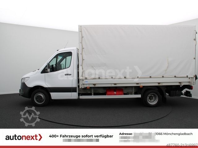 Curtain sider van MERCEDES-BENZ Sprinter 519 V6 MAXI *LBW+WERKSTATT+AHK* (1021)