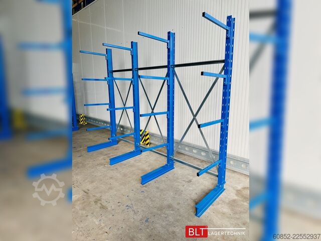 καντιλιβερική ραφιέρα ca. 3,15 lfm. Kragarmregal Langgutregal H: 250 cm 140 kg/Arm META Multistrong
