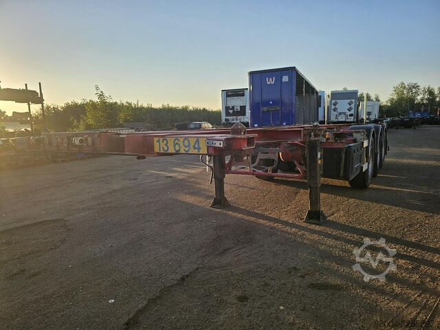 Kontejnerski transport BURG BPO 12-27 CCXGX-00/   FOOT/BPW DRUM/APK 13...