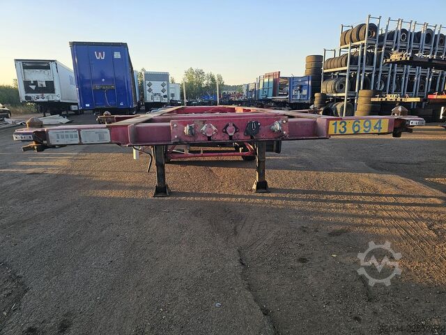Kontejnerski transport BURG BPO 12-27 CCXGX-00/   FOOT/BPW DRUM/APK 13...