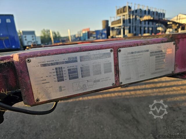 Kontejnerski transport BURG BPO 12-27 CCXGX-00/   FOOT/BPW DRUM/APK 13...
