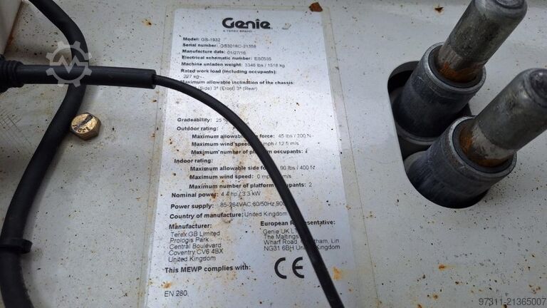 Nůžková plošina Genie GS-1932