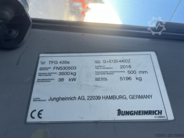 Περονοφόρα ανυψωτικά LPG Jungheinrich TFG435s