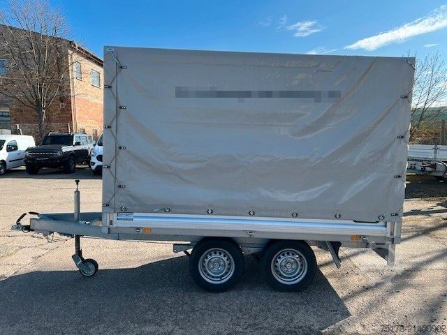 PKW-Anhänger UNSINN FZ-TECHNIK EB H 2715-20-13 Plane u. Spriegel 100 Kmh