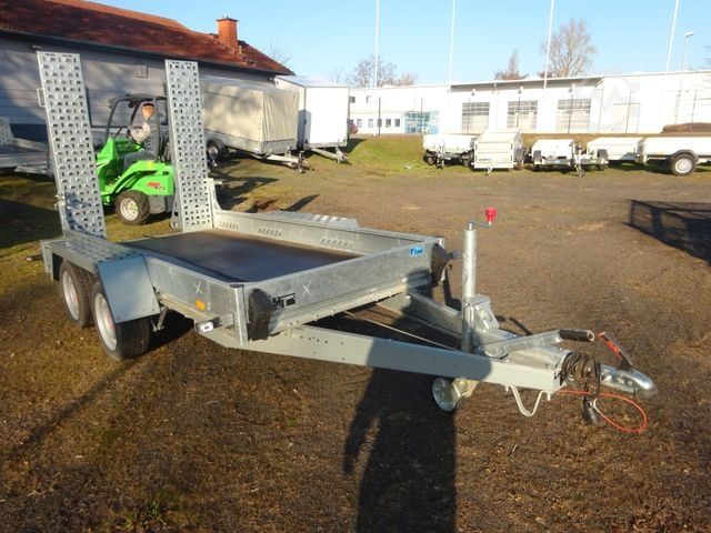 Przyczepa z platformą roboczą STEMA BMAT .2 Baumaschinentransporter Rampe