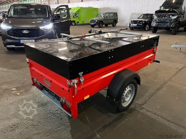 Koffer aanhanger STEMA Typ FT 8.5-20- 10.1 Deckel Eintracht Frankfurt F