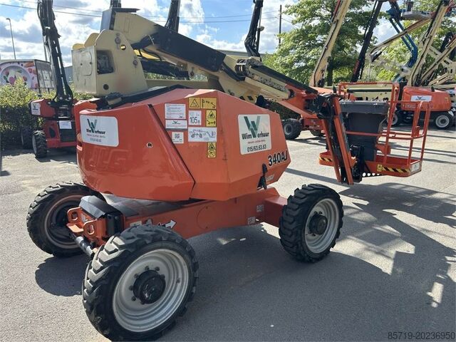 Leddelt teleskopisk arbejdsplatform JLG 340AJ (4566)