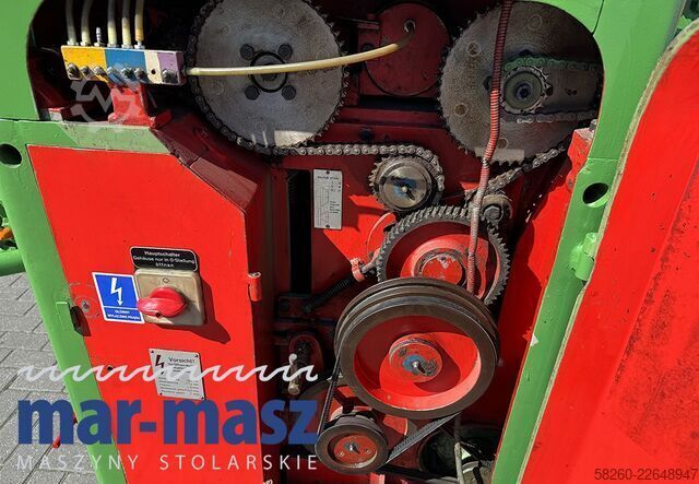 Breite Vierseitenhobelmaschine 800 mm Kupfermühle na 6 głowic