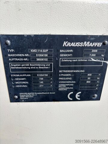 Extrusora de doble husillo KraussMaffei KMD 114-32