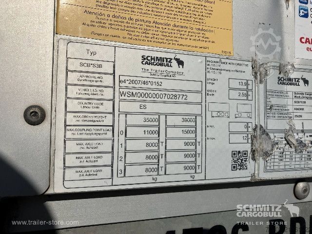 Ημιρυμουλκούμενο κουτί Schmitz Cargobull Semiremolque Furgón carga seca Standard