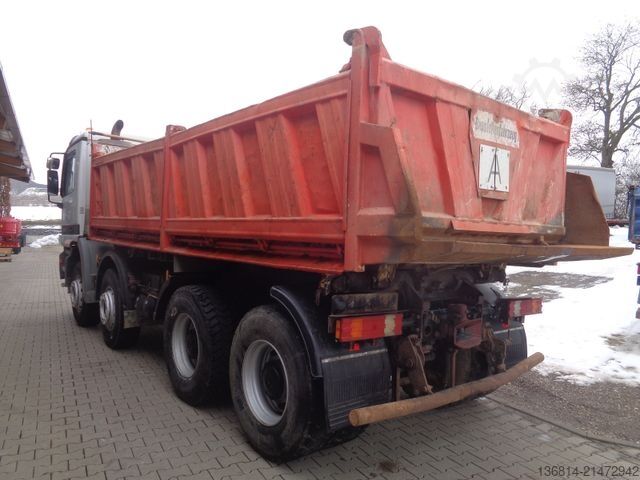 Autocamion basculant tridirecțional MERCEDES-BENZ Actros 3240 8x4 Blatt Meiller 3-S-Kipper