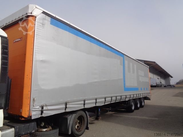 Semiremorcă deschisă cu prelată KÖGEL SN24 MEGA 435/50 R19,5 SAF