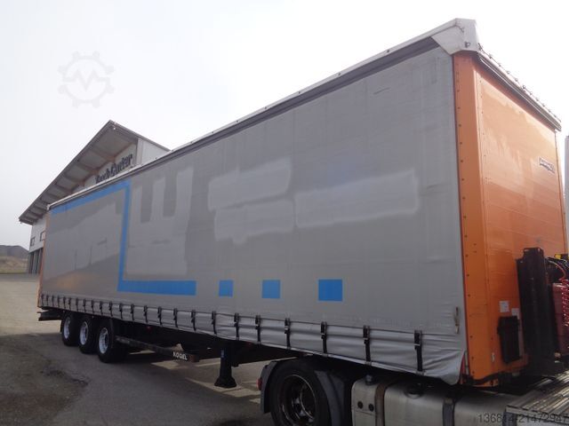 Semiremorcă deschisă cu prelată KÖGEL SN24 MEGA 435/50 R19,5 SAF