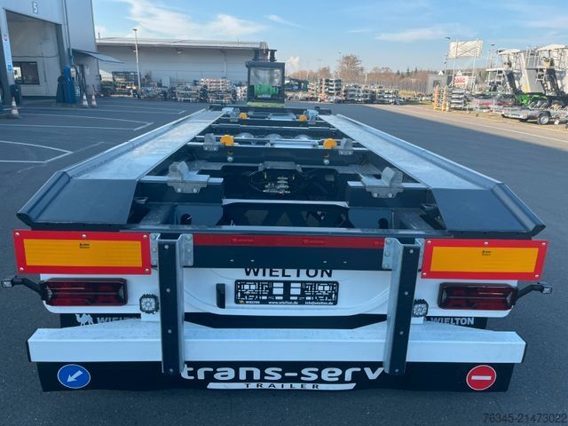 Roll off trailer WIELTON PS-2P  Abrollcontainer-Anhänger 3 Stück